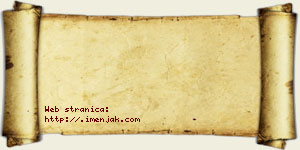 Olivera Bzeničanin vizit kartica